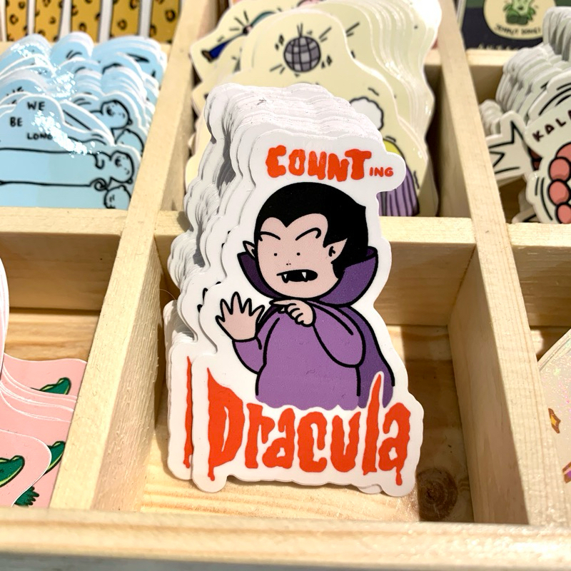 

Sticker Vinyl - Counting Dracula