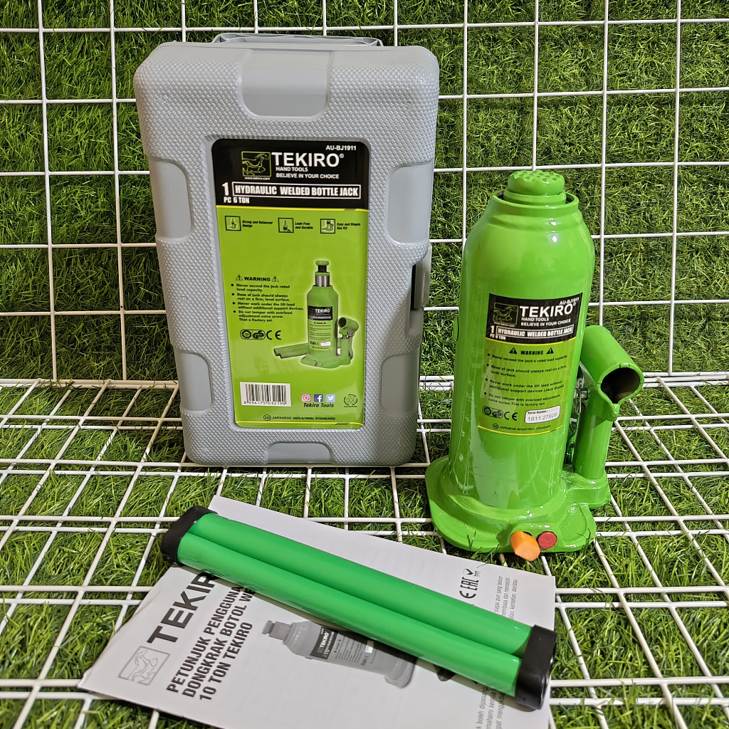 Tekiro Dongkrak Mobil Botol 6 Ton / Hydraulic Botol Jack 4 Ton Ready Dongkrak buaya / Dongkrak jemba