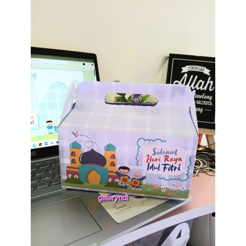 

[Open PO] Box Hampers lebaran Anak/Box hampers idul fitri/Gable box