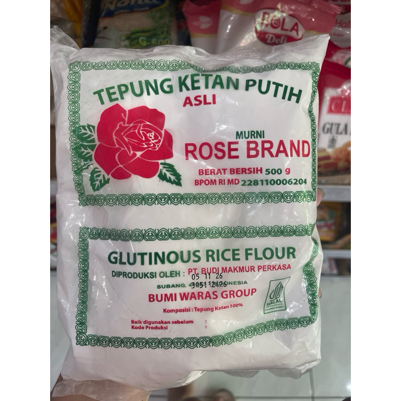 

Tepung Ketan Rosebrand 500gr