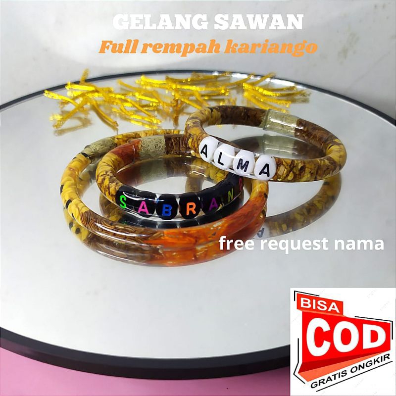 Gelang Kariango Asli | Gelang Sawan Bayi | Gelang Bangkle Anak | Gelang Ibu Hamil | Gelang Full Remp