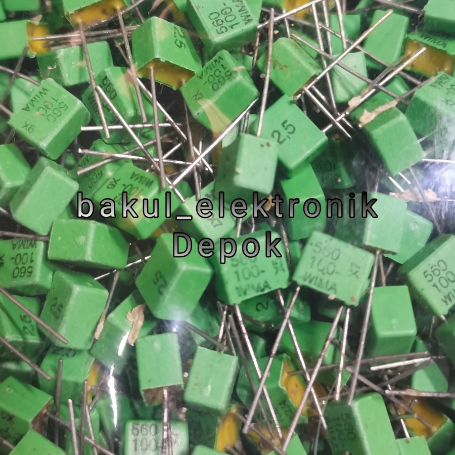 HARGA 10PCS CAPACITOR 560PF WIMA 100V