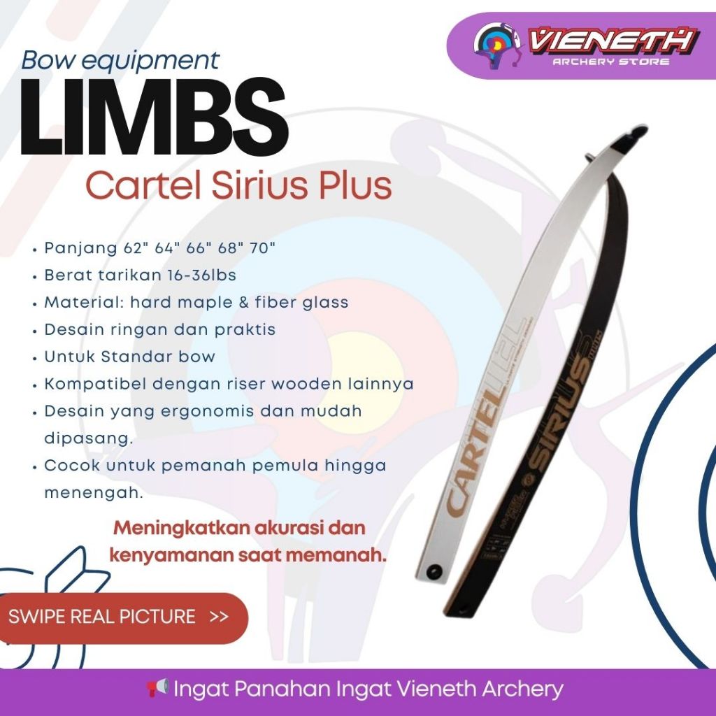 LIMB CARTEL SIRIUS PLUS - LIMB ORI BERGARANSI - CARTEL - PANAHAN