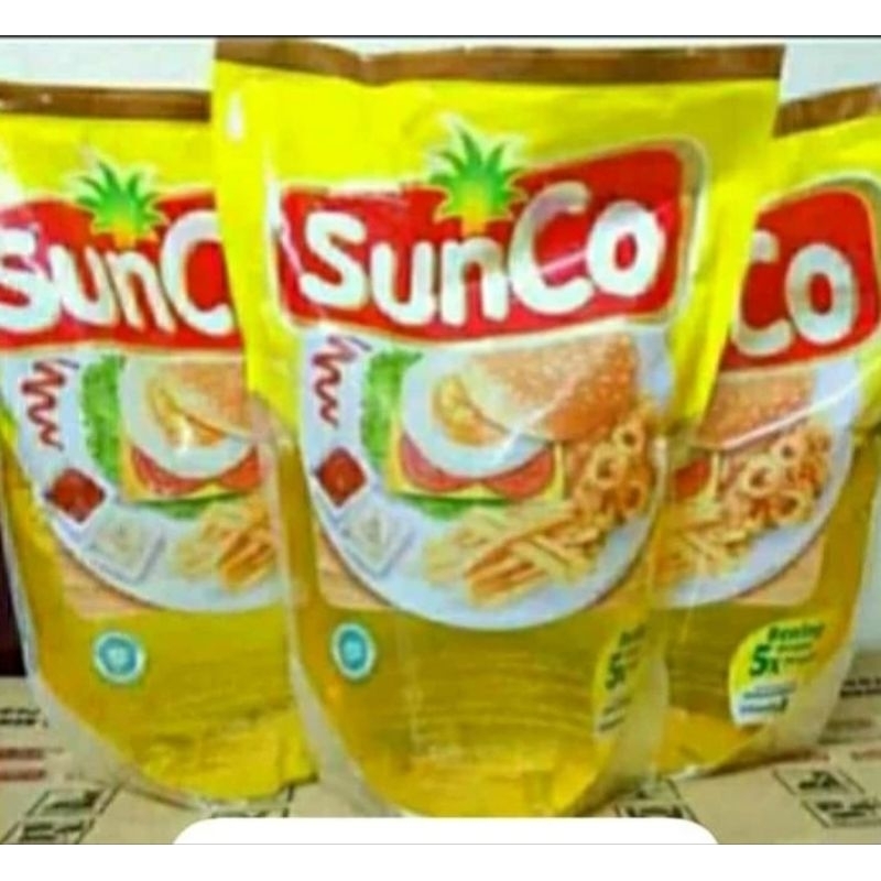 

Minyak Goreng SunCo 2 liter isi 3 pakai INSTANT