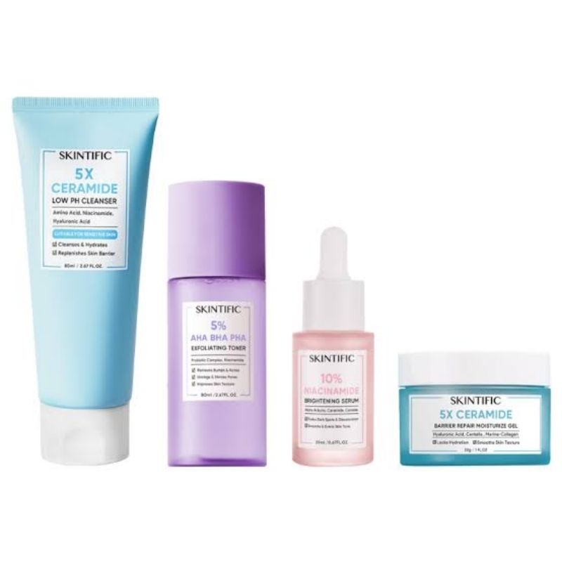 SKINTIFIC glowing set