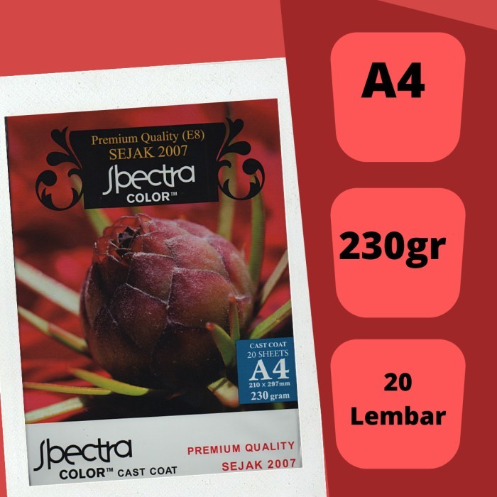 Kertas Photo Glossy Photo Paper Spectra 230 gram Kertas Foto Spectra