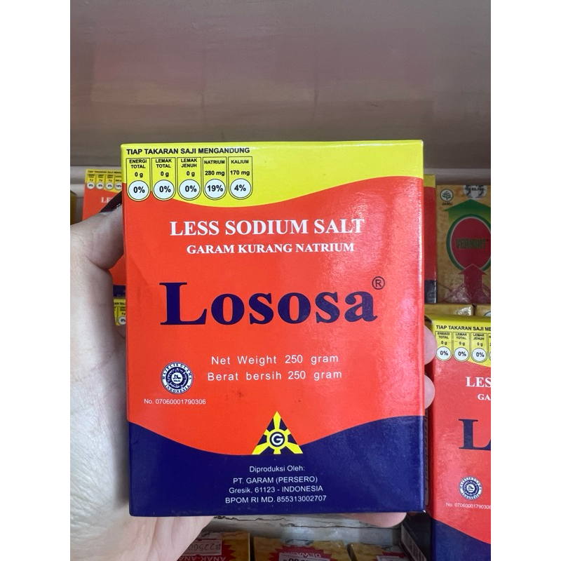 

Garam lososa 250gr untuk hipertensi