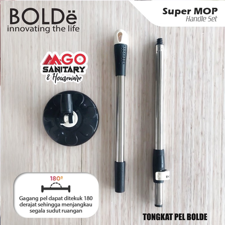 BOLDe Handle sets Super MOP Pengganti Tongkat Pel DIjamin Ori/ Tongkat Pel super mop