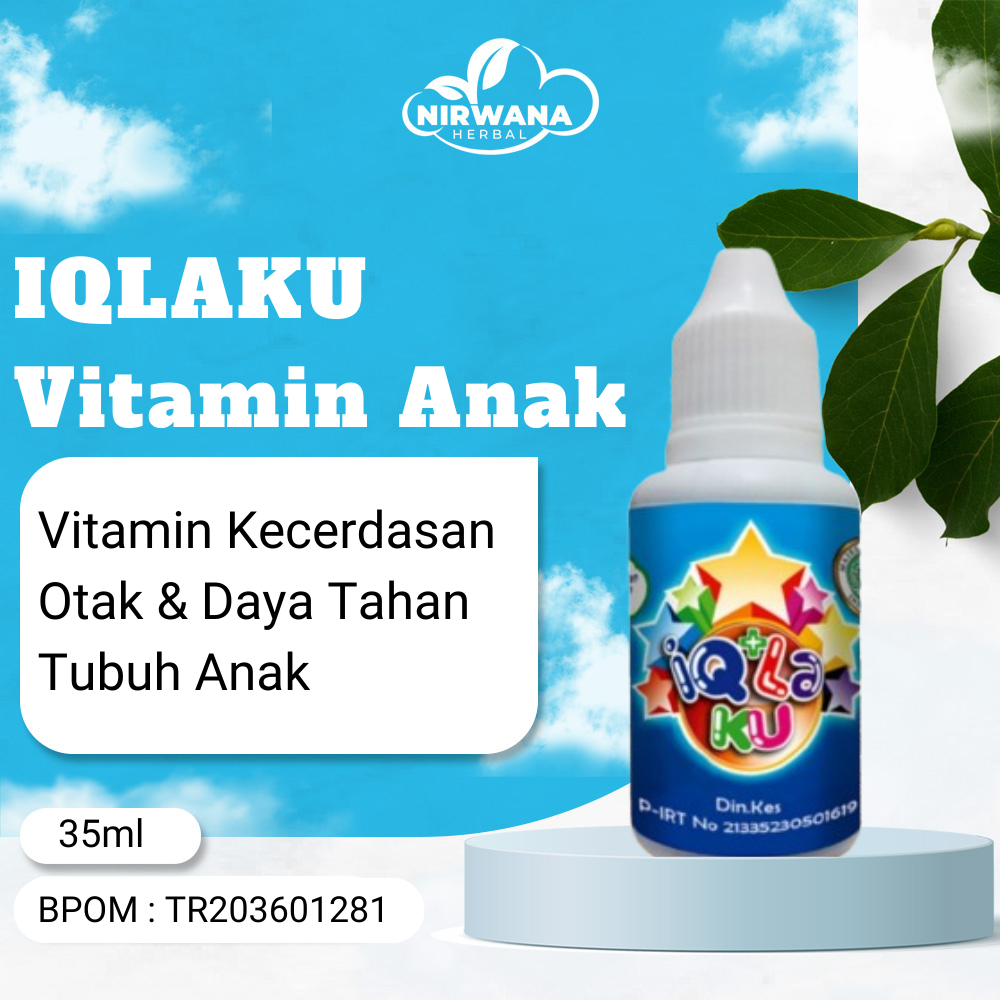 IQLAKU VITAMIN OTAK ANAK PALING BAGUS BPOM UNTUK KECERDASAN Nafsu Makan dan Daya Tahan Tubuh Anak