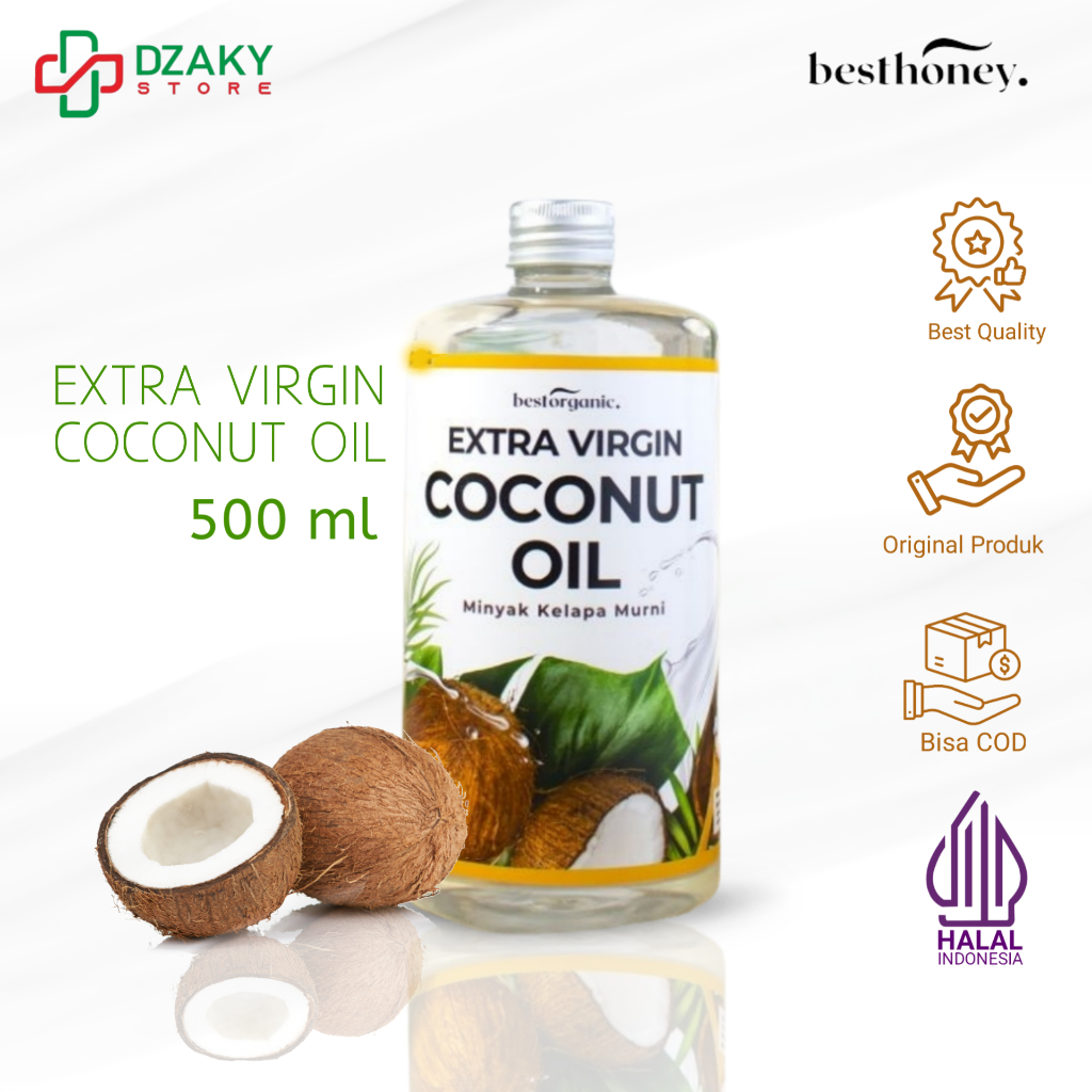 

Best Honey - Extra Virgin Coconut Oil - VCO - Minyak Kelapa Murni 100% 500ml