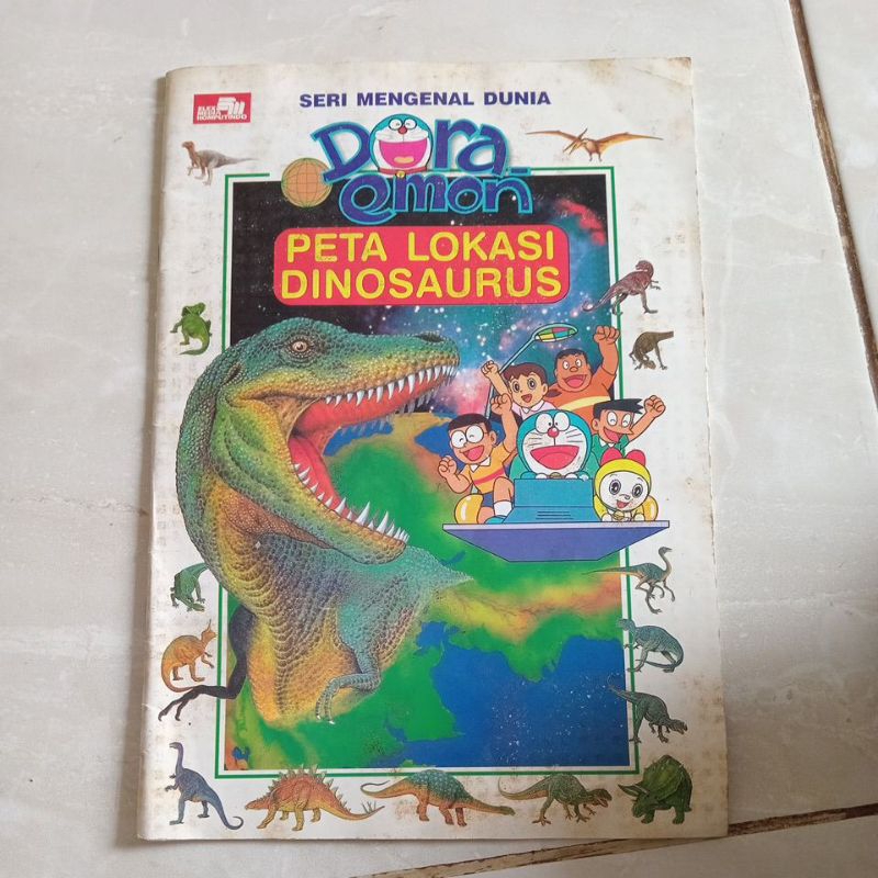 SERI MENGENAL DUNIA DORAEMON PETA LOKASI DINOSAURUS