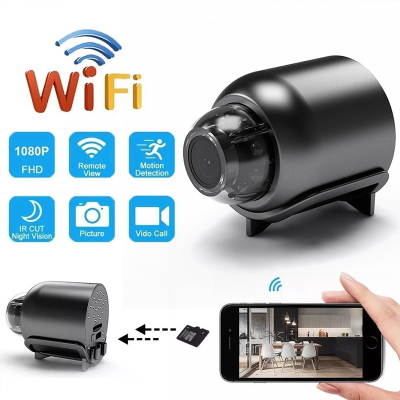 Loveclouds Kamera Keamanan WIFI Kamera Mini HD 1080p CCTV Kamera Kecil Kamera Mini Kamera Keamanan B