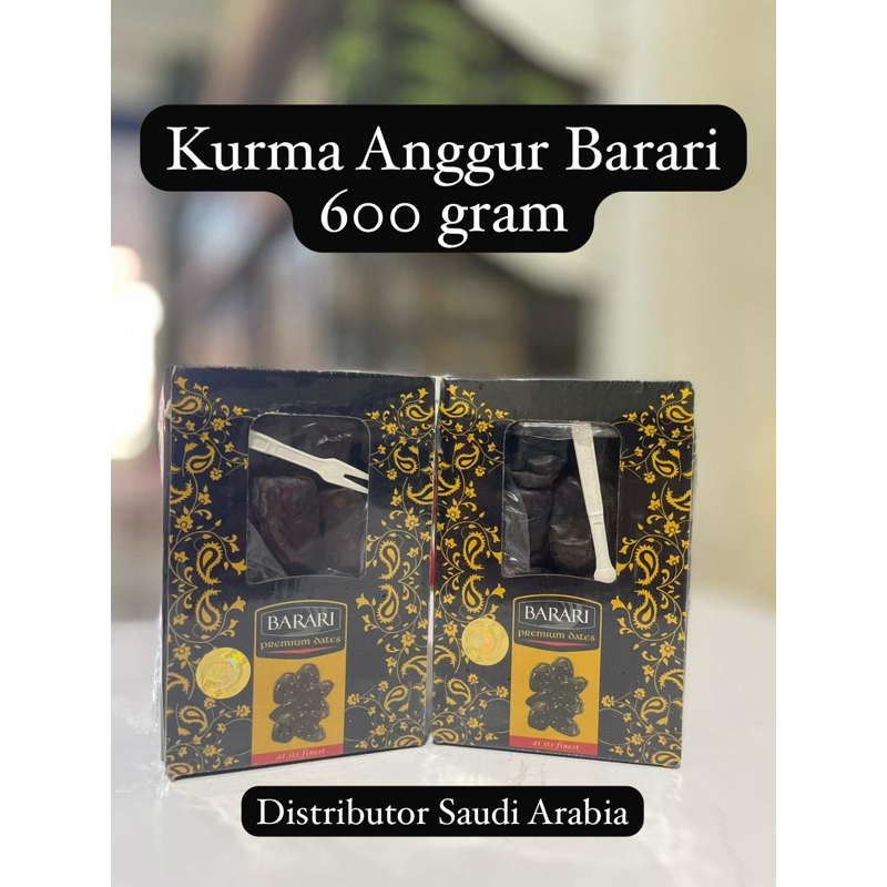 

Kurma Anggur Barari 500 gram