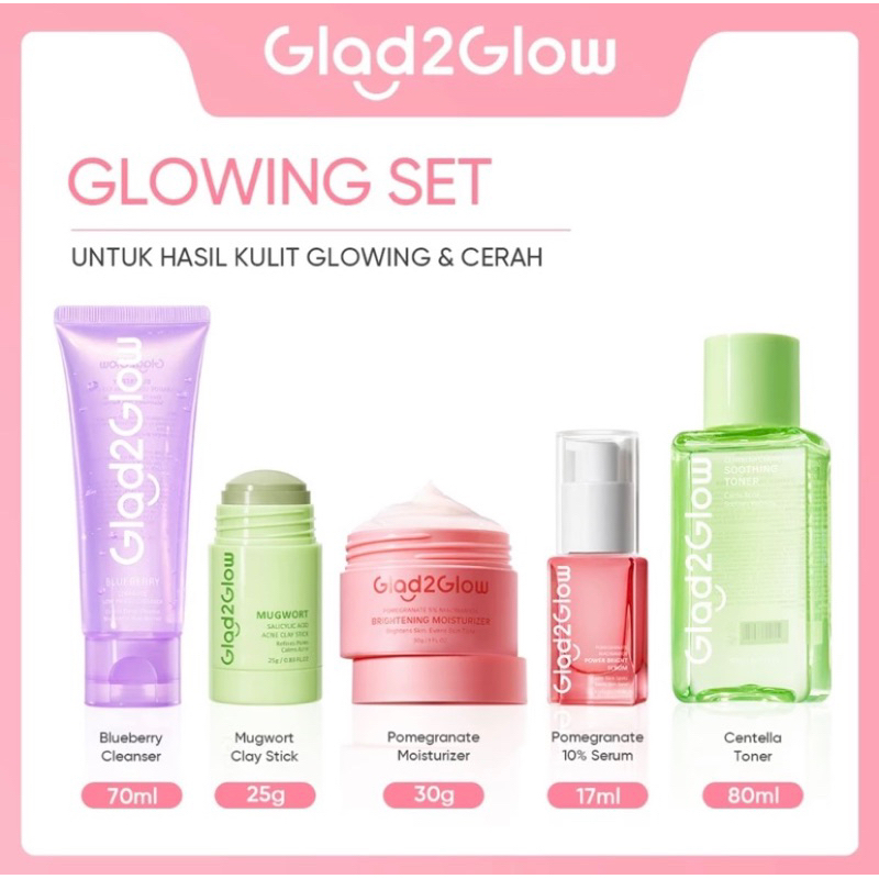 Glad2Glow Paket Glowing Set