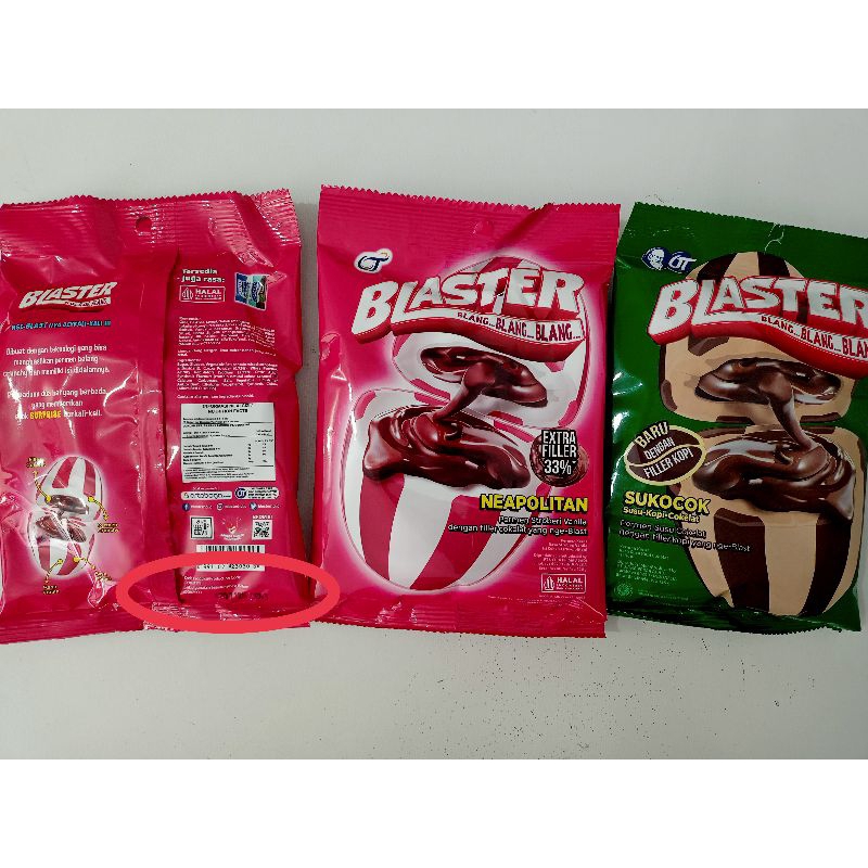 

Permen Coklat Blaster isi 50pcs