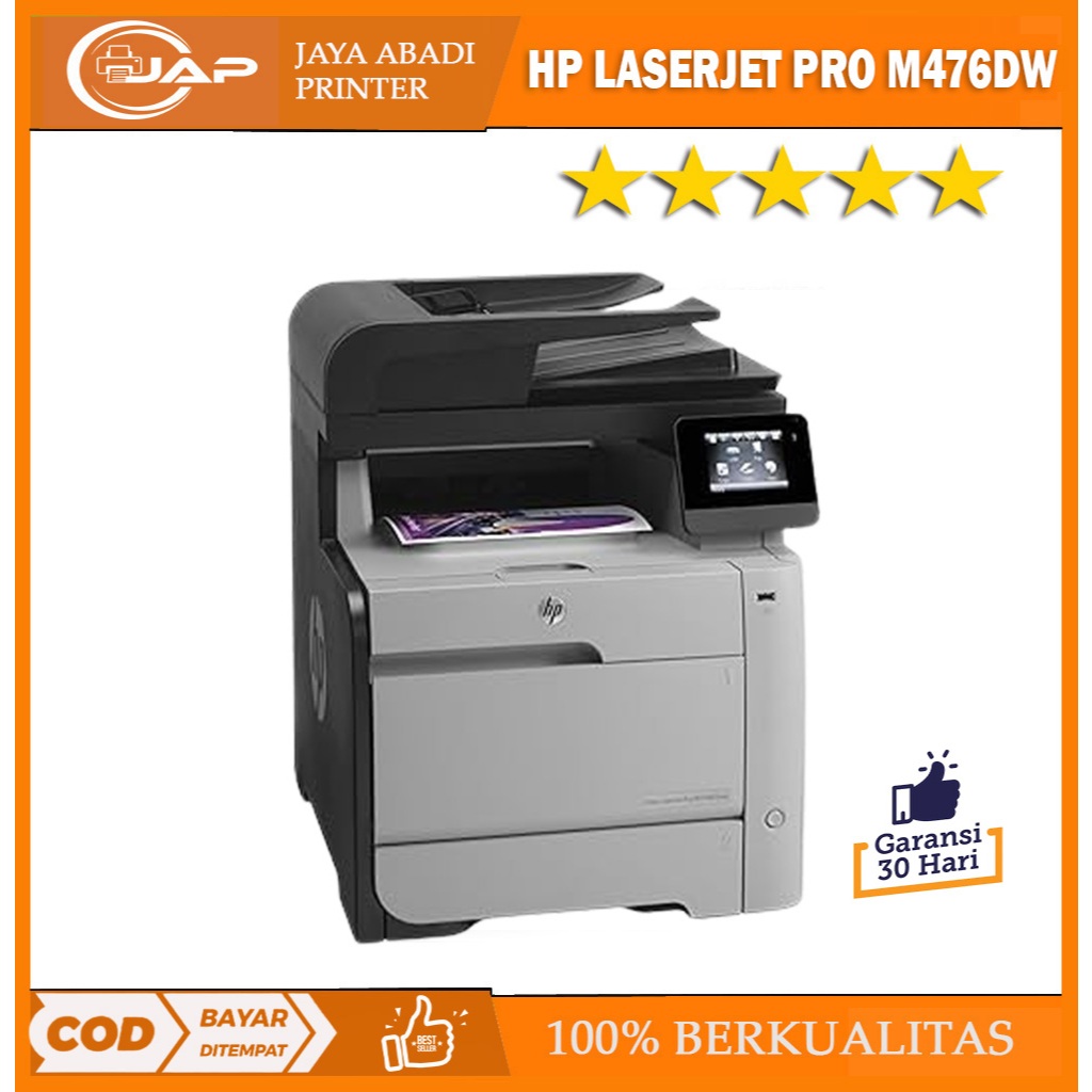Mesin Foto copy Printer Hp Color LaserJet pro mfp M476nw print scan copy multifungsi werles