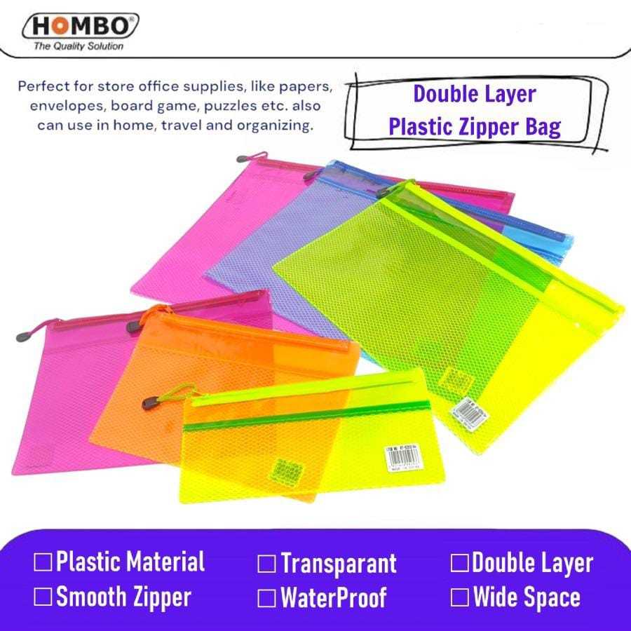 

Map Zipper Sleting / Ziper Bag Plastic / Map Sleting / Map Plastik 2 Layer / Double Layer Zipper Plastic Transparant / Zipper Bag A6, A5, B5, A4, B4, A3