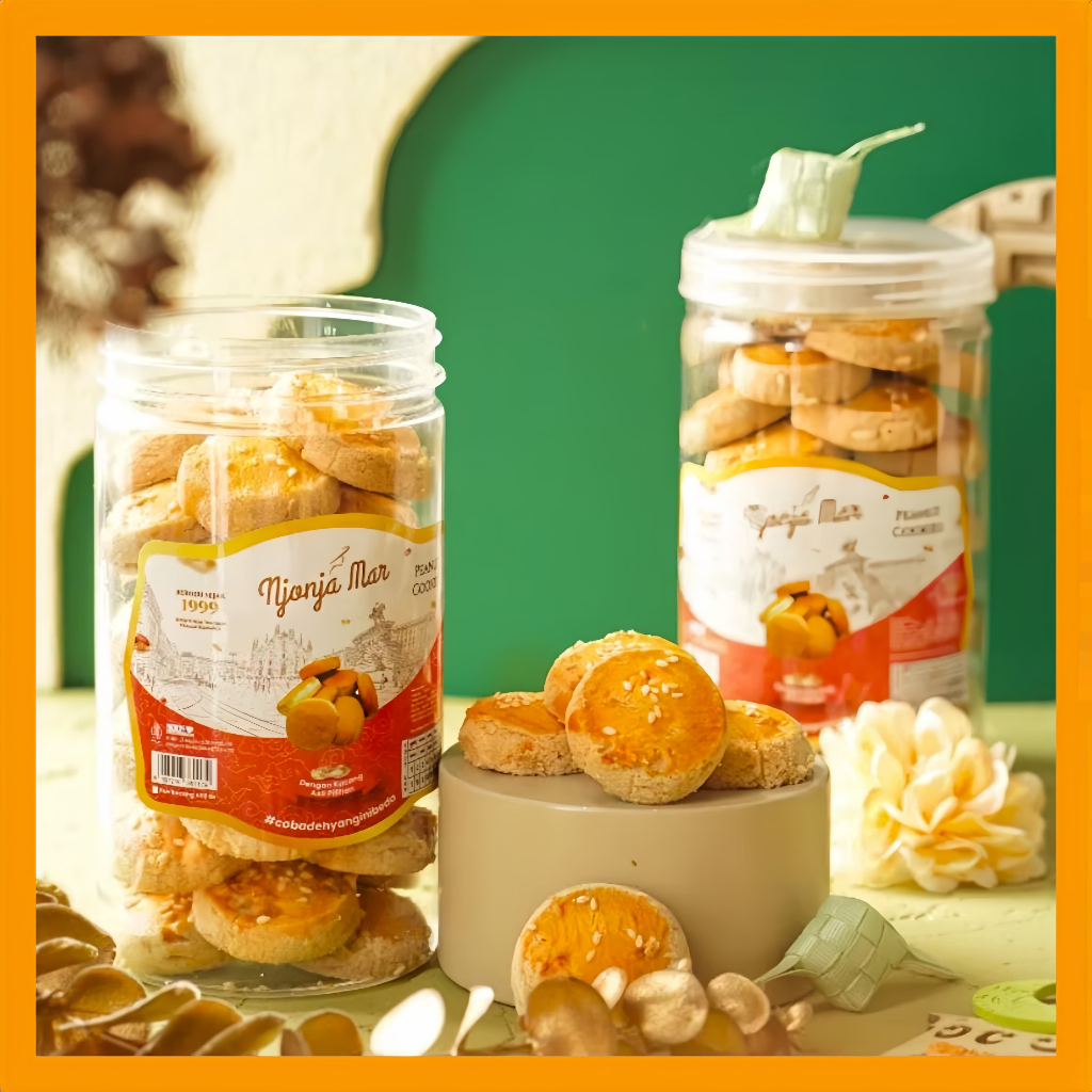 

[COD] PEANUT COOKIES KUE KACANG WIJEN NYOJA MAR 400GR / KUE LEBARAN PEANUT COOKIES