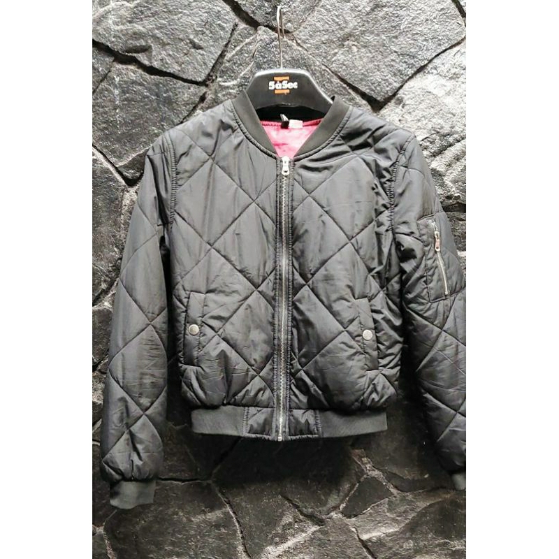 Bomber Jacket H&M second/ thrift kondisi 90 %