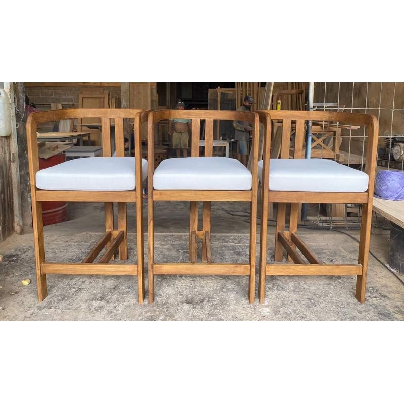 kursi bar kursi bar kayu jati kursi minimalis