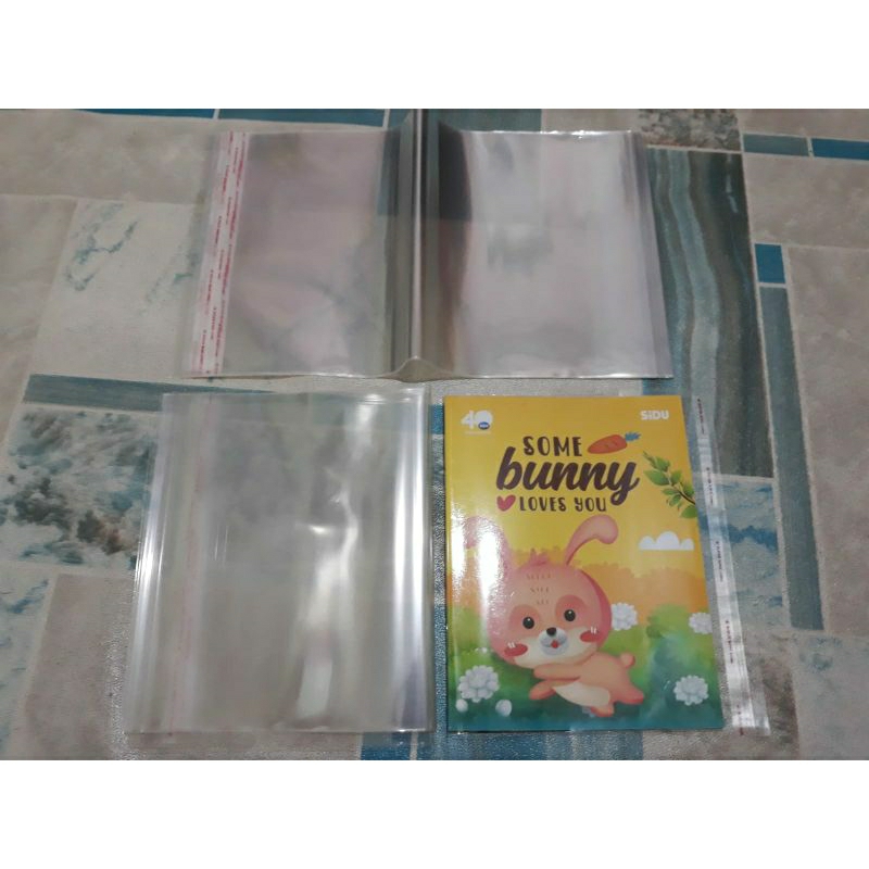

Sampul plastik buku tulis tebal isi 10 pcs