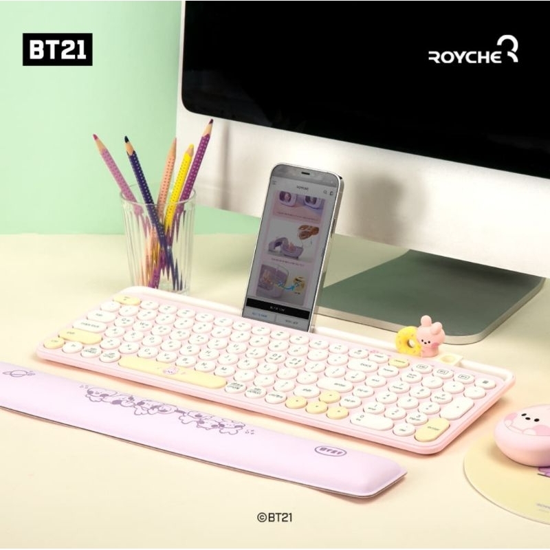 Open po keyboard computer official bt21 minini bluetooth nirkabel dp