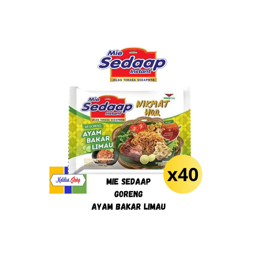 

Mie Sedaap Goreng Instan Ayam Bakar Limau 1 Dus