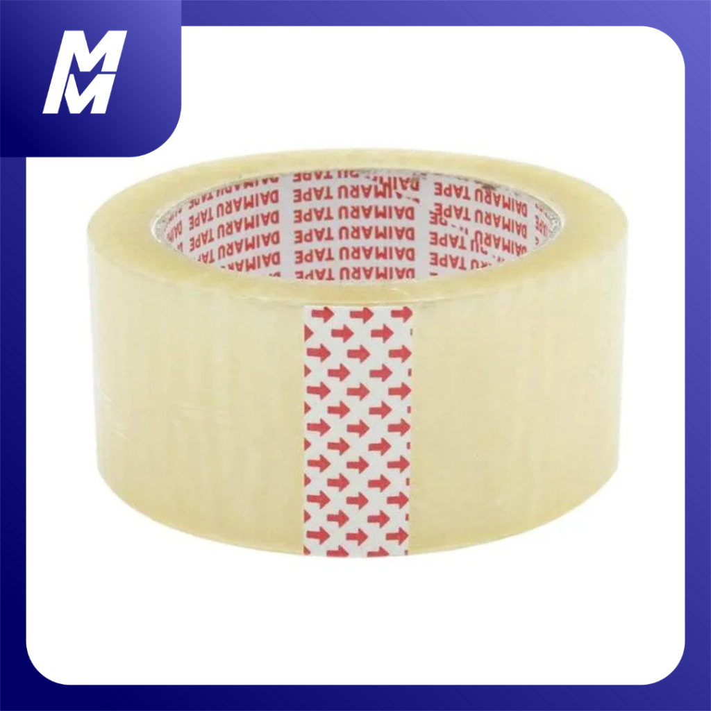 

MM - Lakban Daimaru 2" Inchi Tebal Bening Coklat 48 mm x 90 yard Daimaru Tape Super Rekat