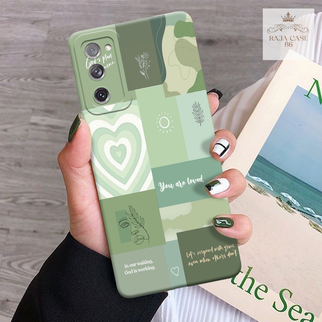 Softcase Samsung Galaxy S20FE - Rajacase - Case Samsung Galaxy S20FE - Motif Case Aesthetic - Case S