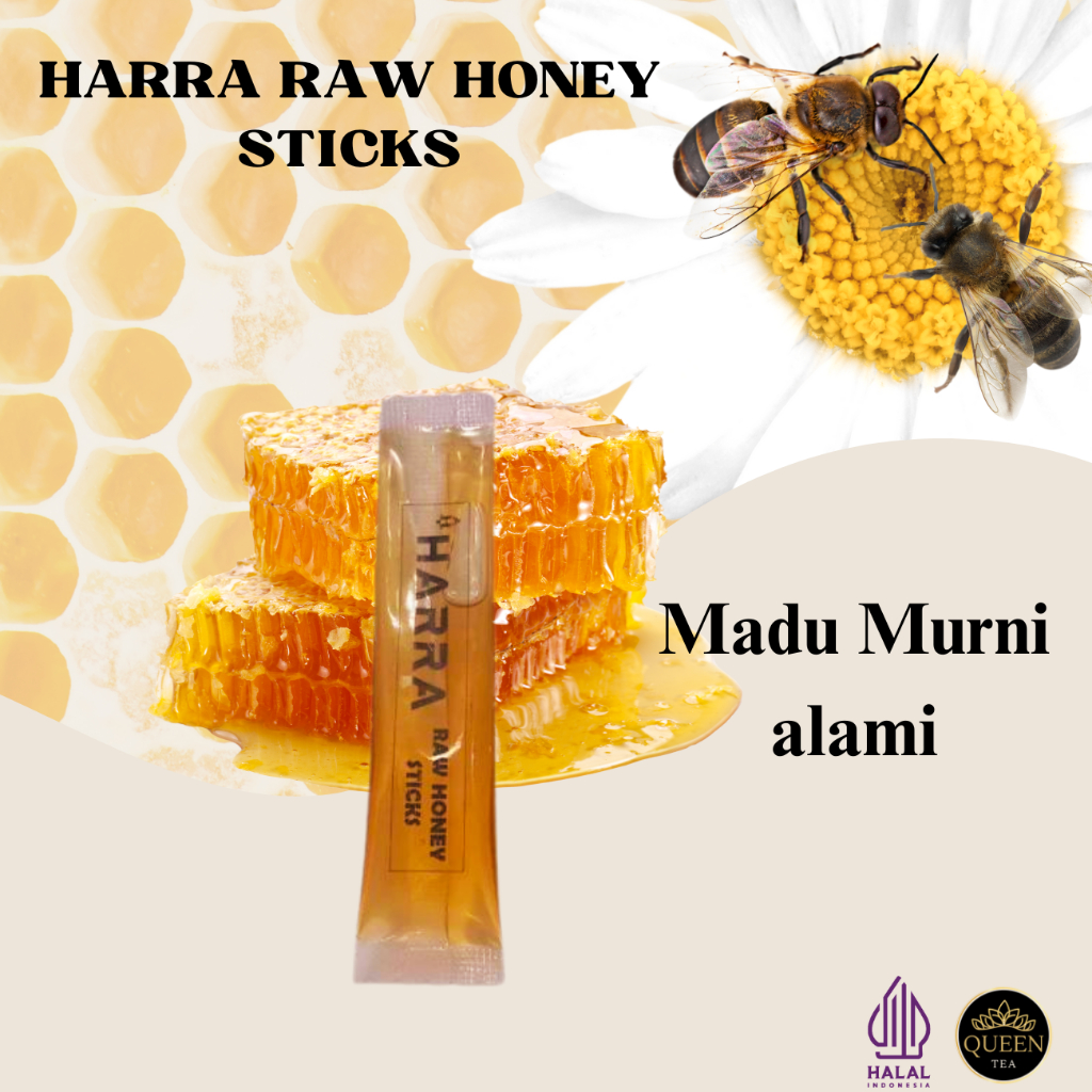 

Madu Stick Harra Raw Honey 100% Madu Murni Alami