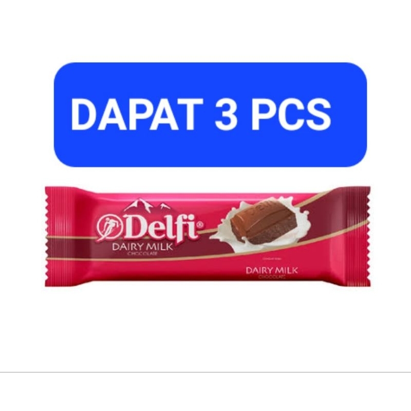 

COKLAT DELFI CHOCO CASHEW DAPAT 3 PCS 25GRAM