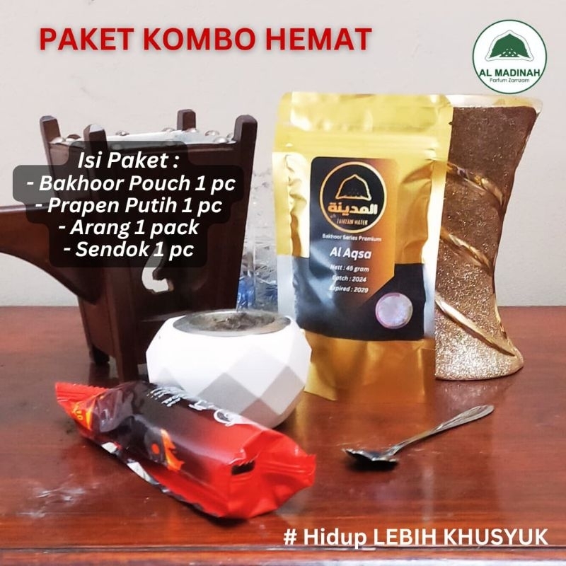 PAKET HEMAT BAKHOOR SERIES PREMIUM POUCH - Bakhoor Premium Grade Pouch 45 gr - Buhur Bukhur Arab Dup