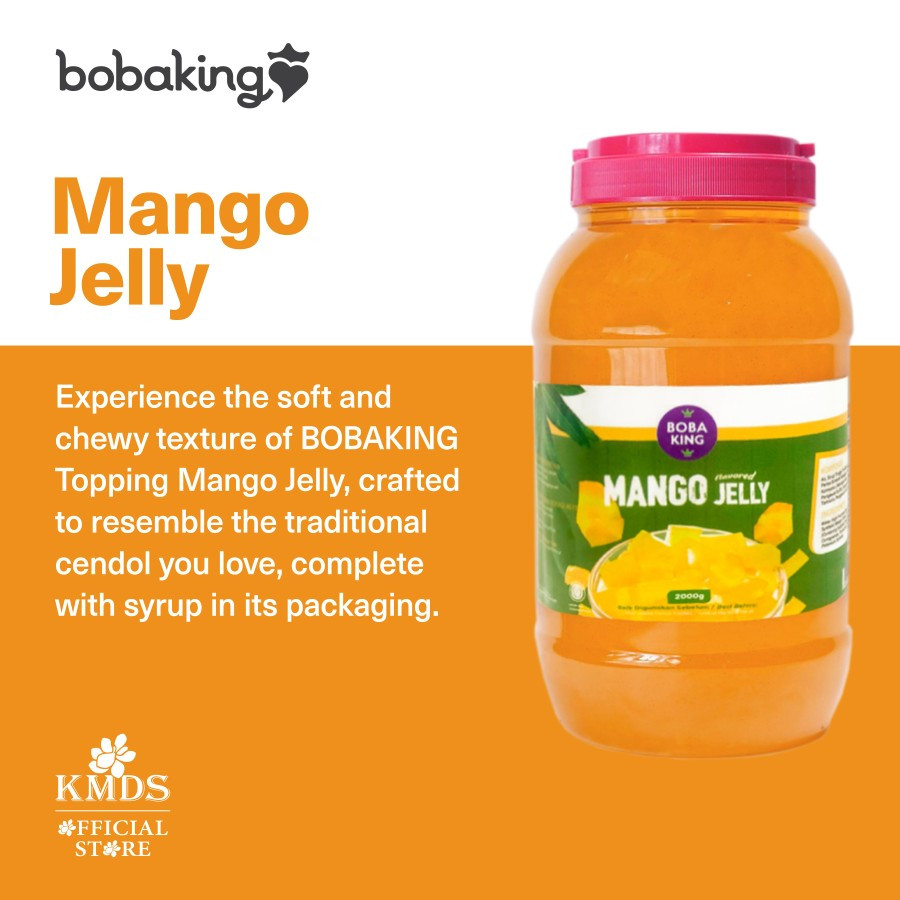 

BOBAKING MANGO JELLY 2KG 2000GR