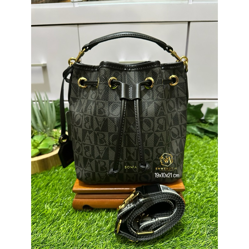 serut bonia mono hitam size S