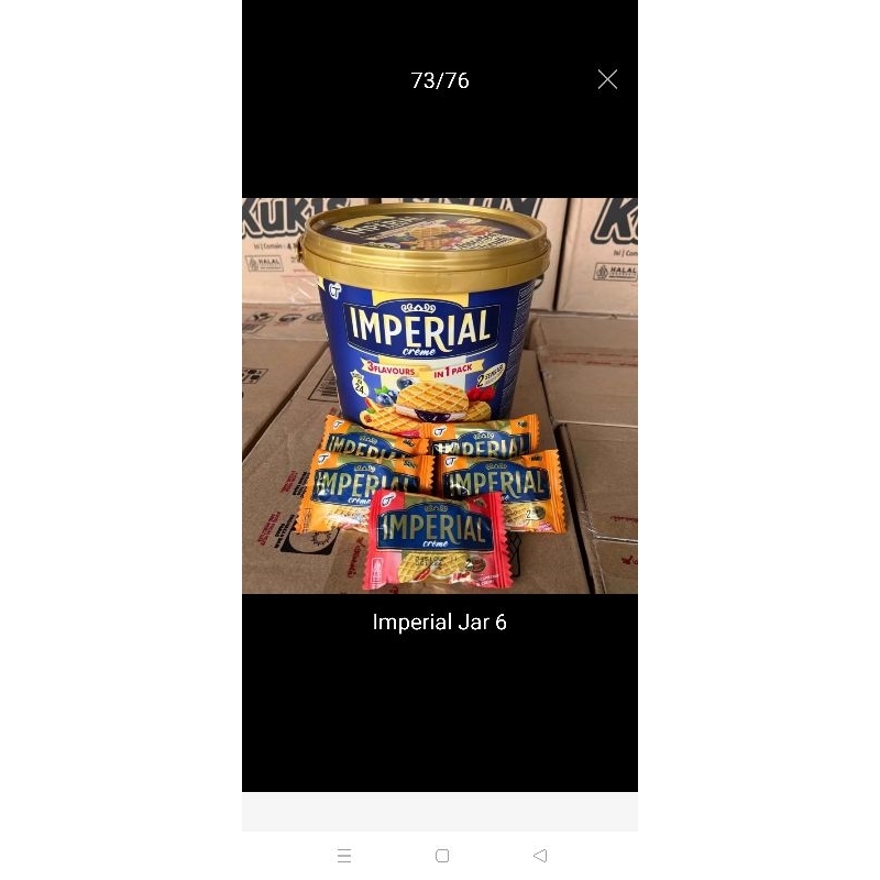 

jajan imperial(1 karton isi 6 toples ya)