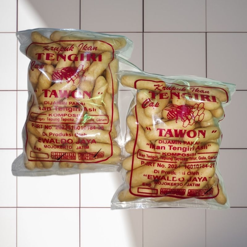 

Kerupuk Ikan Tengiri Asli cap Tawon 100gr