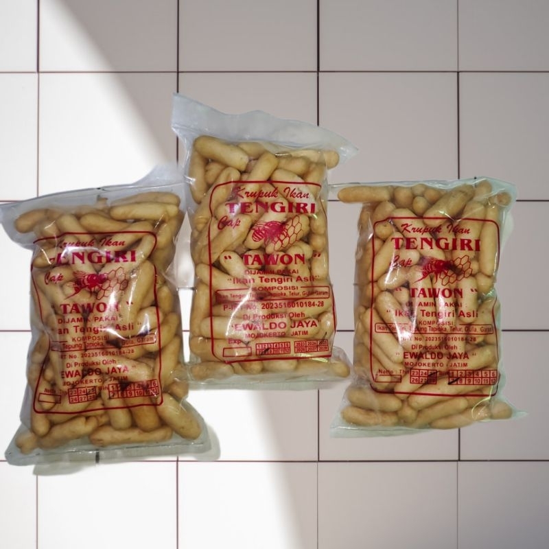 

Kerupuk Ikan Tengiri Asli cap Tawon 200gr