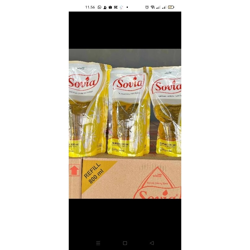 

minyak goreng sovia 800ml