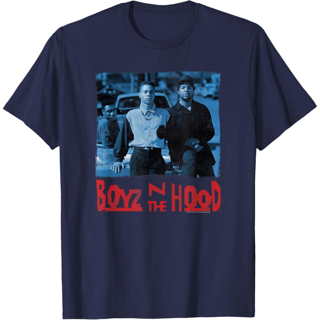 Baju Kaos Band Boyz n the Hood Red and Blue T-Shirt Cotton Combed 24s: Nyaman, Stylish, dan Berkuali