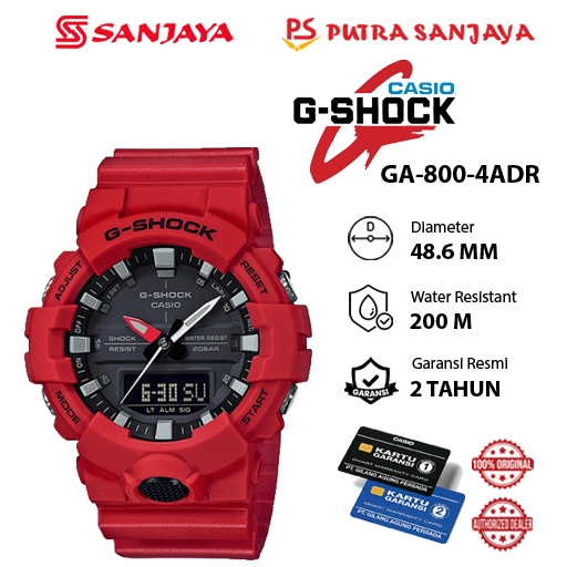 Jam Tangan G SHOCK GA-800-1A / GA-800-4ADR / GBA-800-4A / GBD-800-1B Original Garansi Resmi 2 tahun 