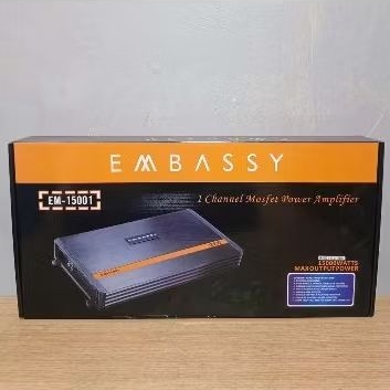 POWER MONOBLOCK EMBASSY EM-8001 Class D 8000 Watts