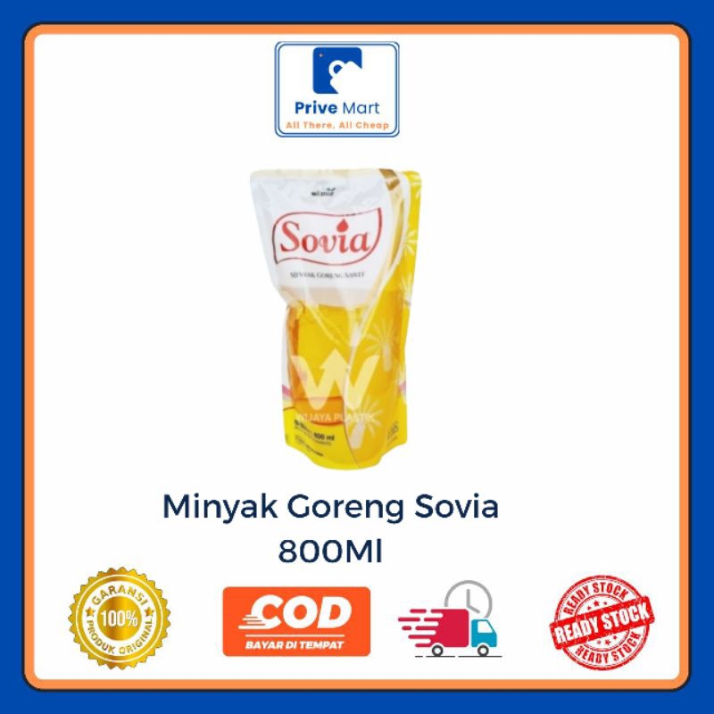 

Minyak Goreng Sovia 800ml Prive Mart