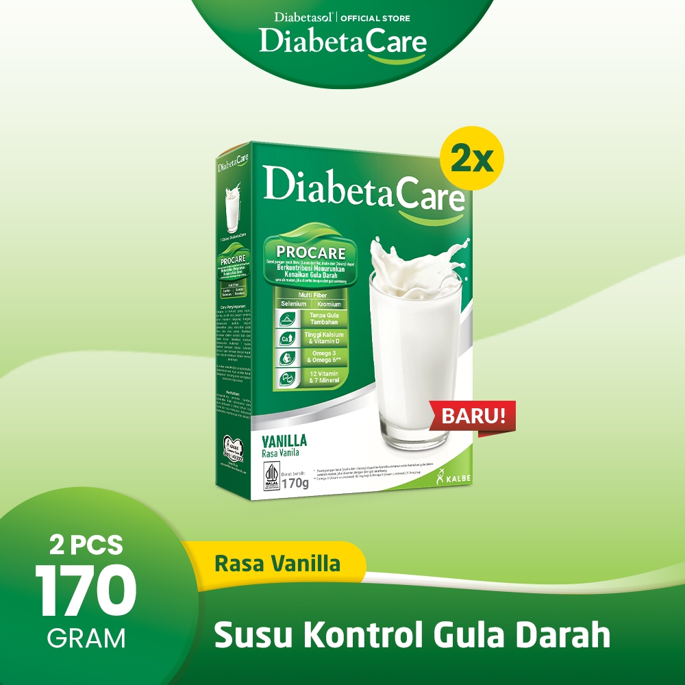 

Diabetacare Milk Vanilla 170g (2pcs)