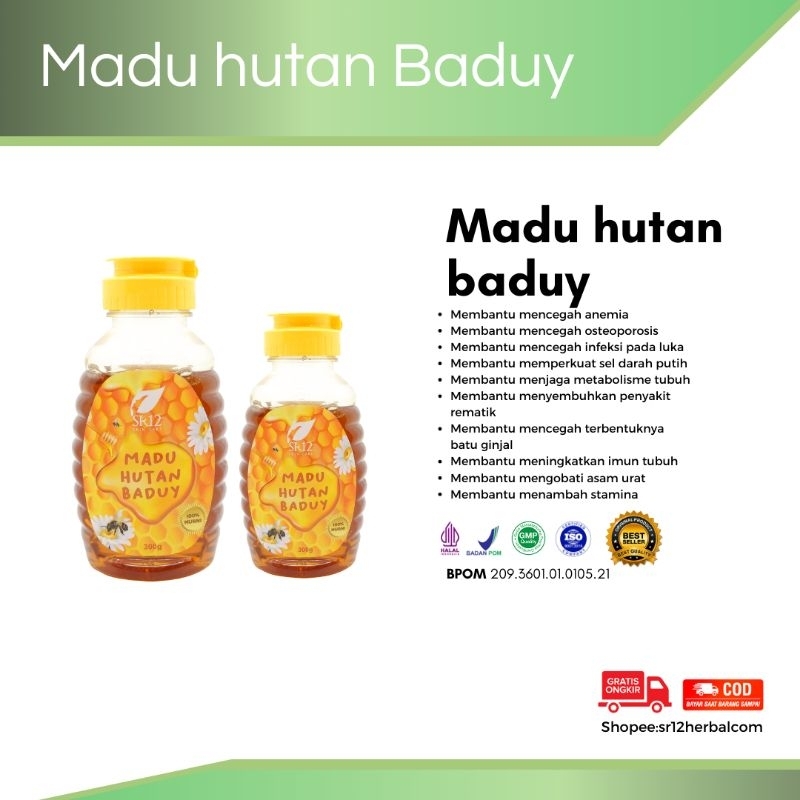 

SR12 Madu Hutan Baduy | Madu Lebah Desa | Original Honey BPOM