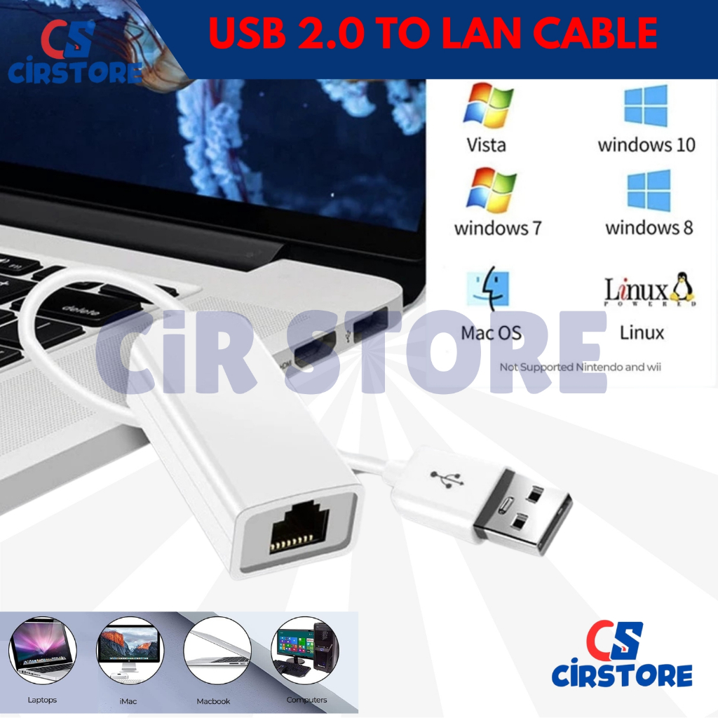 USB 2.0 To Lan Cable/ Usb to Lan cable converter external/ethernet/connector/adapter/adaptor
