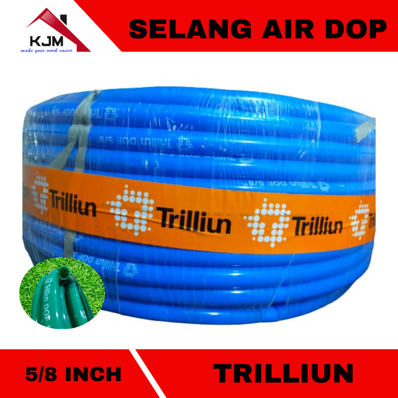 Selang 5/8 Inch Selang DOP Trilliun Selang Air Tebal Tanpa Serat Meteran