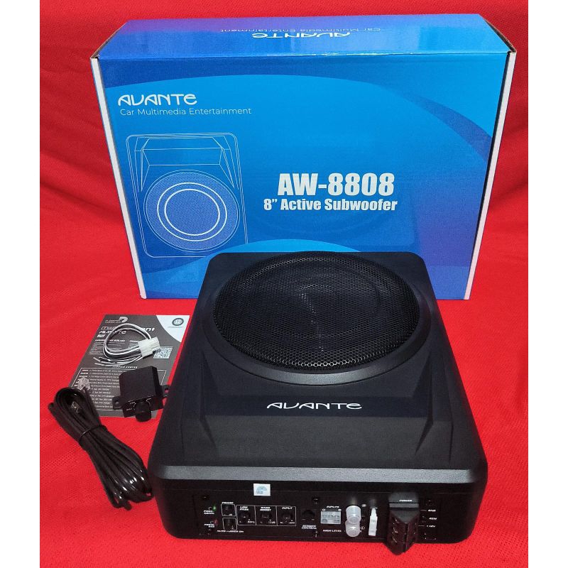 Subwoofer Kolong Aktif Avante AW-8808 - 8 inch Aktif Subwoofer 8" Aktif Slim.