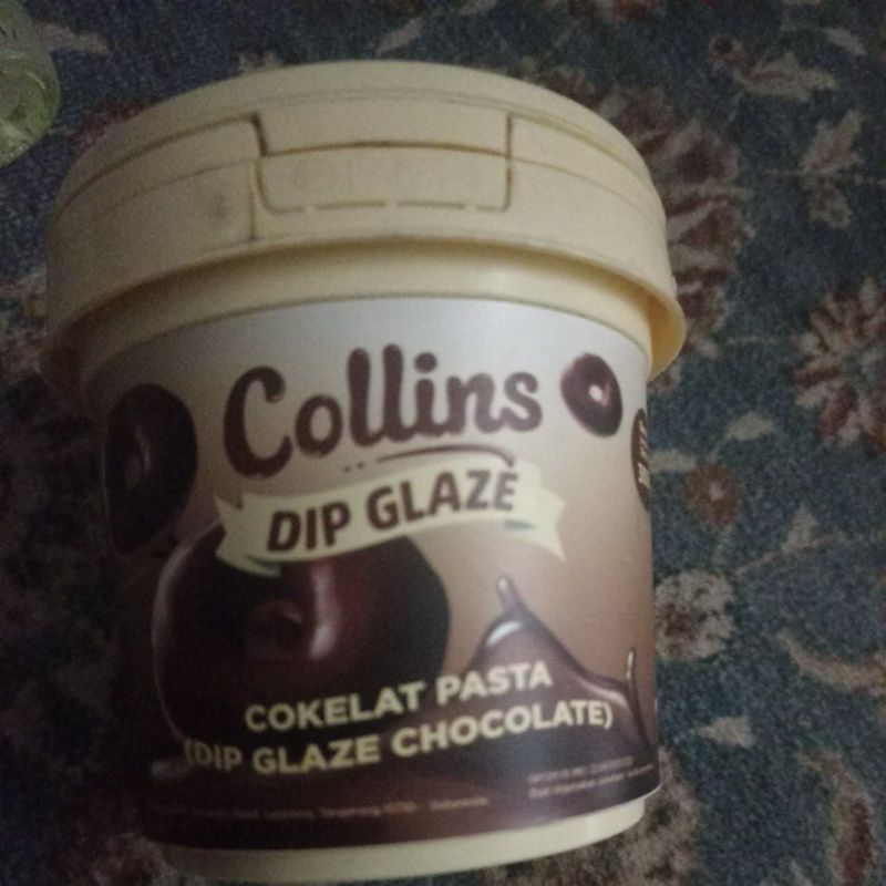 

Collins Dip Glaze Coklat Pasta Kemasan 300gr Ex 4/25