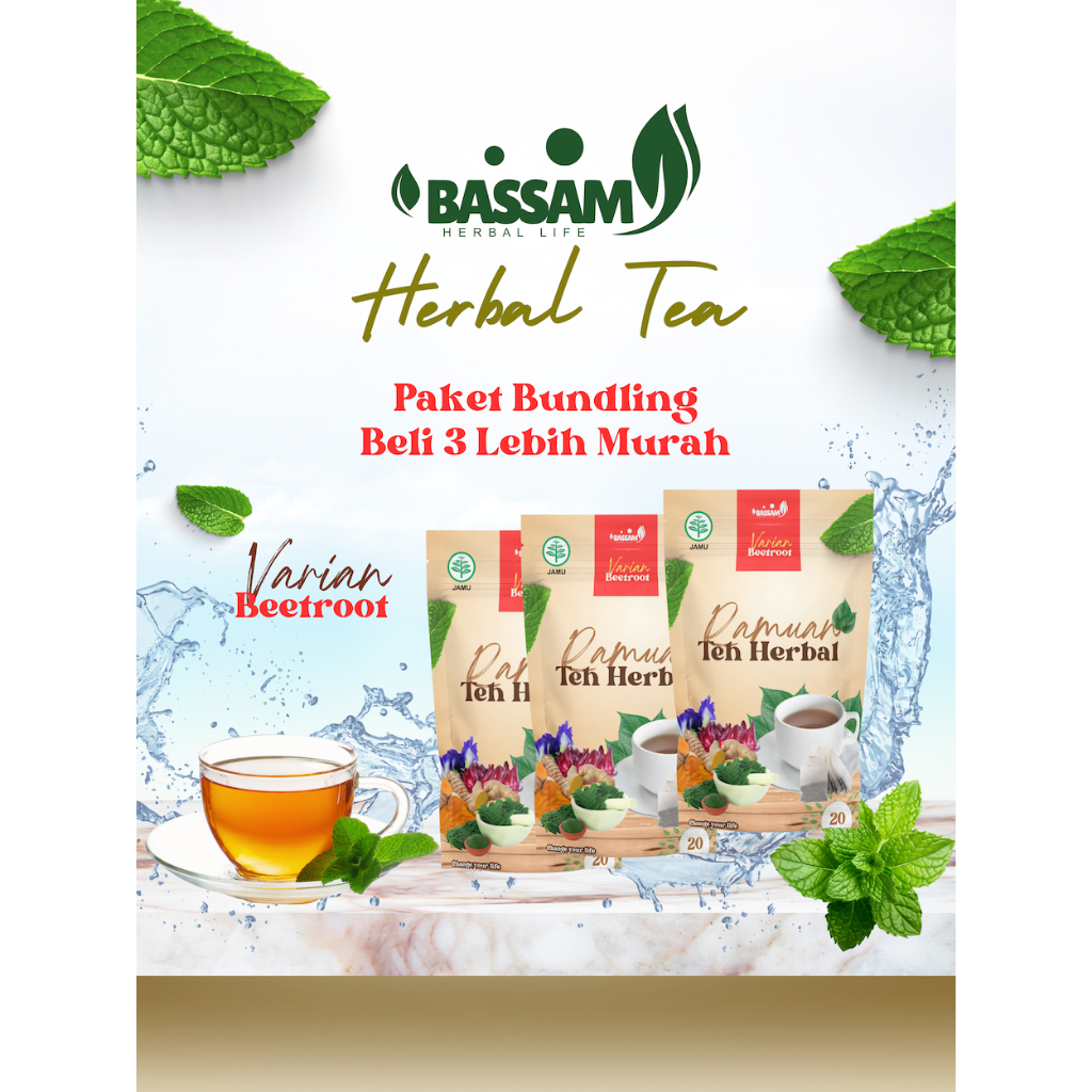 

Tabassam Buah Bit Beet Root 20 tea Bag Paket 3 Pouch Murah Wedang Sehat