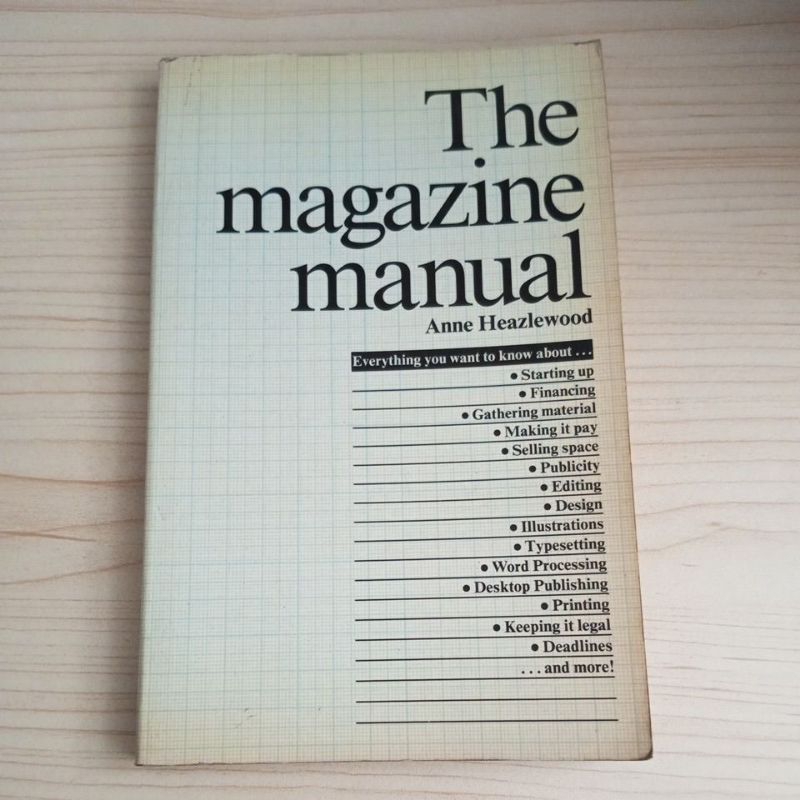 BUKU THE MAGAZINE MANUAL BY ANNE HEAZLEWOOD